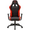 Onex PVC; Nylon caster; Metal | Onex | Gaming chair | ONEX GX220 | Black/ red