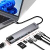 MEDIA-TECH USB HUB 8 IN 1 GIGA LAN HUB MT5046