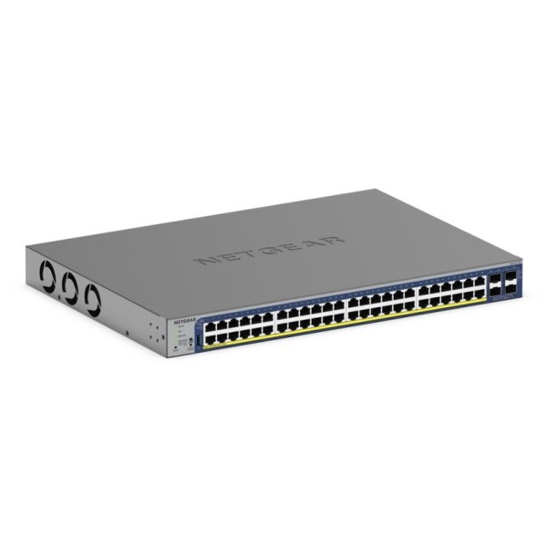 NETGEAR 52-Port PoE Gigabit/10G Stackable Smart ...
