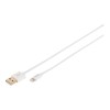 Digitus | Charger/data cable | DB-600106-010-W | USB-A to Lightning