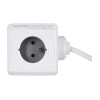 Allocacoc PowerCube Extended USB E(FR), 3m power extension 4 AC outlet(s)