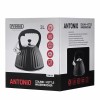 PROMIS TMC25D Kettle 3.0 l, ANTONIO, black, wooden handle