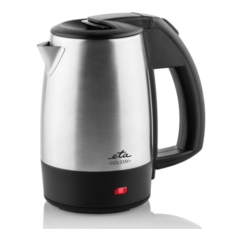 ETA | Kettle | ETA618890010 Holiday | Electric | 1000 W | 0.5 L | Stainless steel | Black/Stainless steel