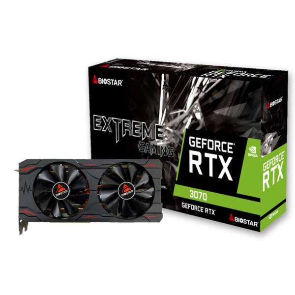 Graphics Card|BIOSTAR|NVIDIA GeForce RTX 3070|8 GB|GDDR6|256 ...