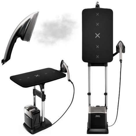 TEFAL All-in-One Garment Steamer | QT2028 | Stand Steamer | 2170 W | 100 g/min | 1.1 L | Premium Silver