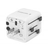 Gembird TPA-INT-01-W Universal travel power adapter, white | Gembird