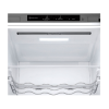 LG | Refrigerator | GBV3200CPY | Energy efficiency class C | Free standing | Combi | Height 203 cm | No Frost system | Fridge net capacity 277 L | Freezer net capacity 110 L | Display | 35 dB | Silver