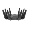 Wifi 6 802.11ax Quad-band Gigabit Gaming Router | ROG GT-AXE16000 Rapture | 802.11ax | 1148+4804+4804+48004 Mbit/s | 10/100/1000 Mbit/s | Ethernet LAN (RJ-45) ports 4 | Mesh Support Yes | MU-MiMO Yes | No mobile broadband | Antenna type External/Internal 