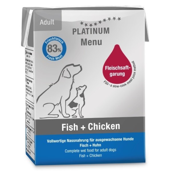PLATINUM Menu Adult Fish+Chicken - wet ...