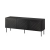 RTV cabinet SIENA 150.5x40x60 black matt