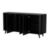 Cama VOLARE chest of drawers 151 x 39 x 75 cm black