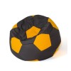 Sako bag pouffe Ball black-yellow XL 120 cm