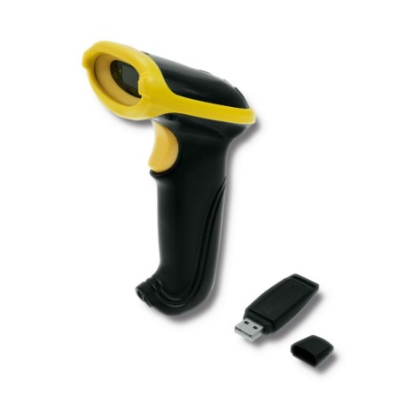 Qoltec 50862 Wireless Laser Barcode Scanner 1D | 2.4GHz