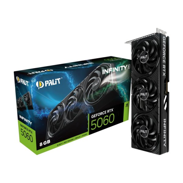Graphics Card|PALIT|NVIDIA GeForce RTX 5060|8 GB|GDDR7|128 ...