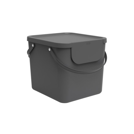 ROTHO Albula Anthracite - waste sorting container - 40l