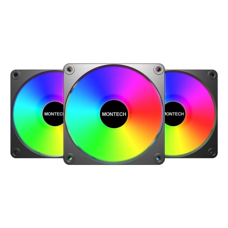 CASE FAN 120MM GF120R V2/ARGB PWM 3I1 (B) MONTECH
