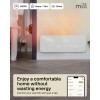 Mill Invisible Smart WiFi Heater | PA1300WIFI4 | Panel Heater | 1300 W | Suitable for rooms up to 15-19 m² | White | IPX4