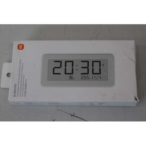 SALE OUT. Xiaomi Mi Temerature and Humidity Monitor Pro | Xiaomi Mi Temerature and Humidity Monitor Pro | White | USED