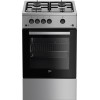 Beko FSG52020FX cooker Freestanding cooker Gas Inox