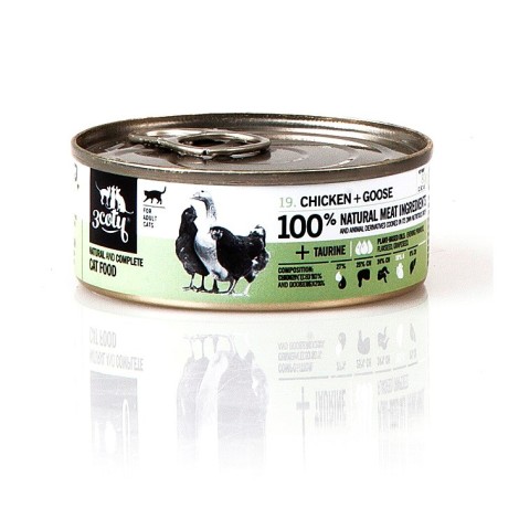3COTY Chicken with goose - wet cat food - 80g