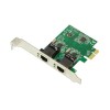 Logilink PC0075, 2-port Gigabit PCI Express network card | Logilink | 2 x Gigabit Lan (RJ 45) | PCIe