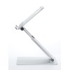 POUT Eyes3 Lift - Aluminium telescopic laptop stand, silver grey