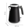 Tefal Collection KI6668E0 electric kettle 1.7 L 2400 W Black