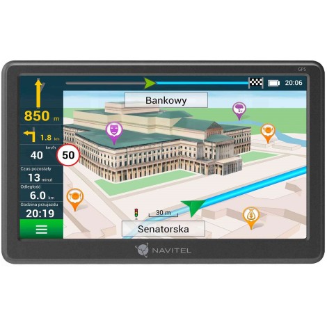 Navitel | GPS Navigator With a Magnetic Mount | E707 Magnetic | 800 x 480 | GPS (satellite) | Maps included