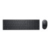 Dell | Pro Keyboard and Mouse | KM5221W | Keyboard and Mouse Set | Wireless | Batteries included | US | Black | Wireless connection