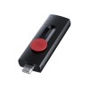 Lexar | Flash Drive | JumpDrive D300 | 64 GB | USB 3.2 Gen 1 | Black/Red