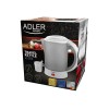 Adler | Travel Kettle | AD 1268 | Standard | 600 W | 0.6 L | Plastic | White