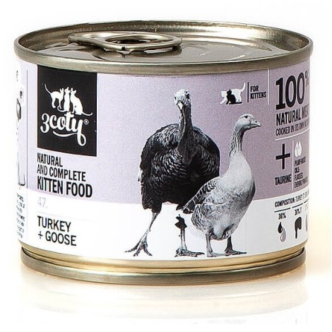 3Coty TURKEY + GOOSE for Kittens 180g