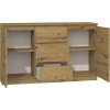 Topeshop 2D3S ARTISAN chest of drawers