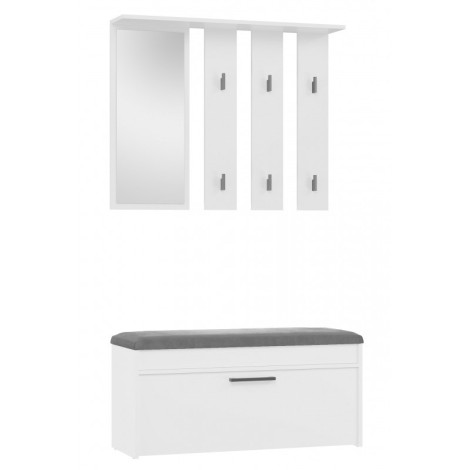 PARMA closet 100x35x180 cm, white