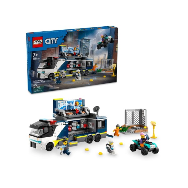 LEGO CITY 60418 POLICE MOBILE CRIME ...