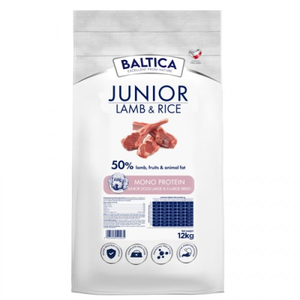 BALTICA NUTRACEUTIC Hypoallergenic Junior Lamb & ...