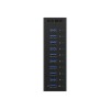 Raidsonic | 10 port USB 3.0 Hub | Icy Box IB-AC6110