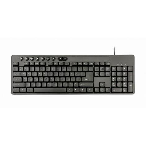 Gembird KBS-UM-04 keyboard Mouse included Universal USB QWERTY US English Black