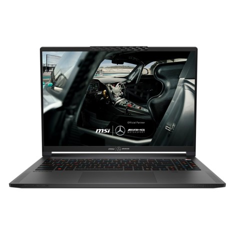 MSI Stealth 16 MercedesAMG A1VGG-276PL Intel Core Ultra 9 185H Laptop 40.6 cm (16") Quad HD+ 32 GB DDR5-SDRAM 2 TB SSD NVIDIA GeForce RTX 4070 Wi-Fi 7 (802.11be) Windows 11 Home Grey