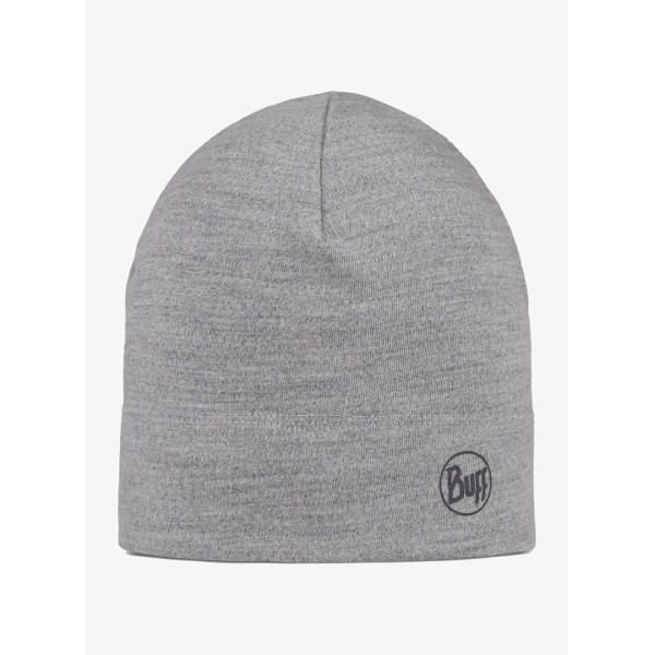 Buff Merino Midweight Beanie - Grey