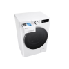 LG F2DR508S1W Washing machine, A-10%, Front loading, Washing capacity 8 kg, Depth 47.5 cm, White