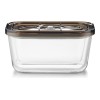 Caso Glass Vacuum Container with Plastic Lid | VacuBoxx Eco M | Transparent