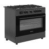 Ravanson KWGE-K90 Cheff Modern Black gas and electric cooker (black)