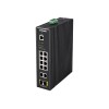 D-LINK DIS-200G-12PS L2 Managed Industrial Switch with 10 10/100/1000Base-T and 2 1000Base-X SFP ports | D-Link | Switch | DIS-200G-12PS | Managed L2 | Wall mountable | 60 month(s)