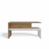 BOSTON artisan/white coffee table bench