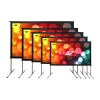 Elite Screens | Yard Master 2 Mobile Outdoor screen WV-Dual | OMS100H2-DUAL | Diagonal 100 