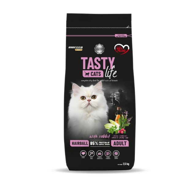 BIOFEED Tasty Cats Life Hairball Rabbit ...