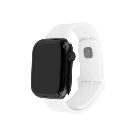 Fixed | Sporty Strap Set for Apple Watch 42/44/45 mm | 170-235 mm | White | Silicone
