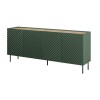 4D2SZ ONDA chest of drawers 200x45xH85 green