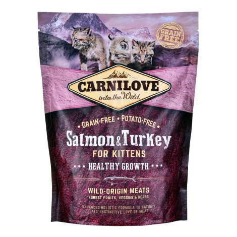 CARNILOVE Cat Salmon & Turkey For Kittens - dry cat food - 400 g